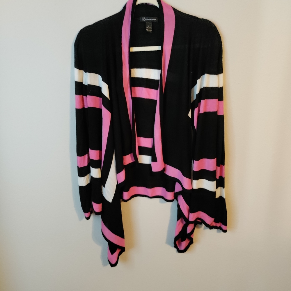 INC Embellished Long Sleeve Open Cardigan Sweater